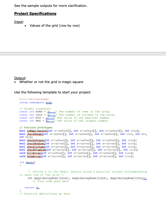 3 rows and 3 columns shown below. 12 The Lo Shu Magic