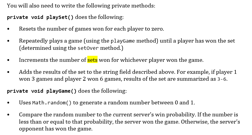 wins two or three sets [two for women's singles, three for men's