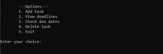 learning management system to check. for deadlines and acid it into a