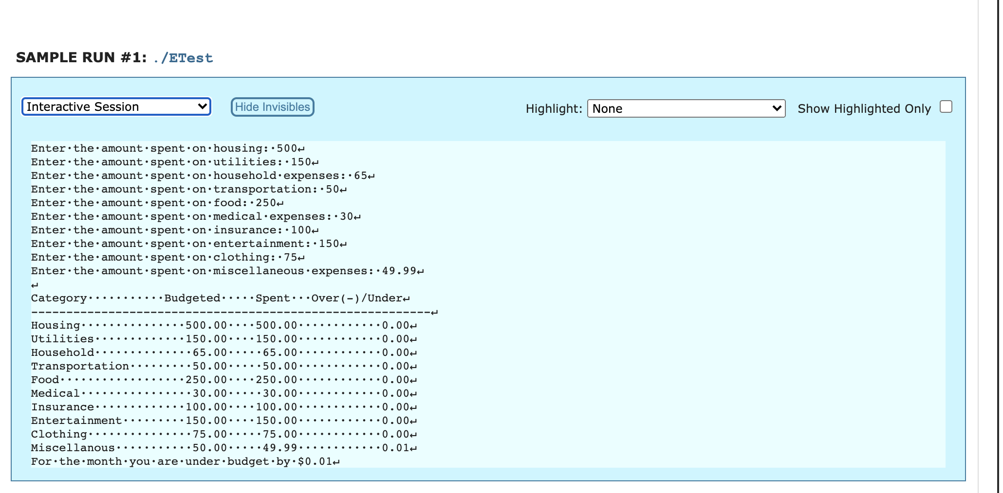//function prototypes void input( struct MonthlyBudget rec[]); void printRecord( struct MonthlyBudget r[]);