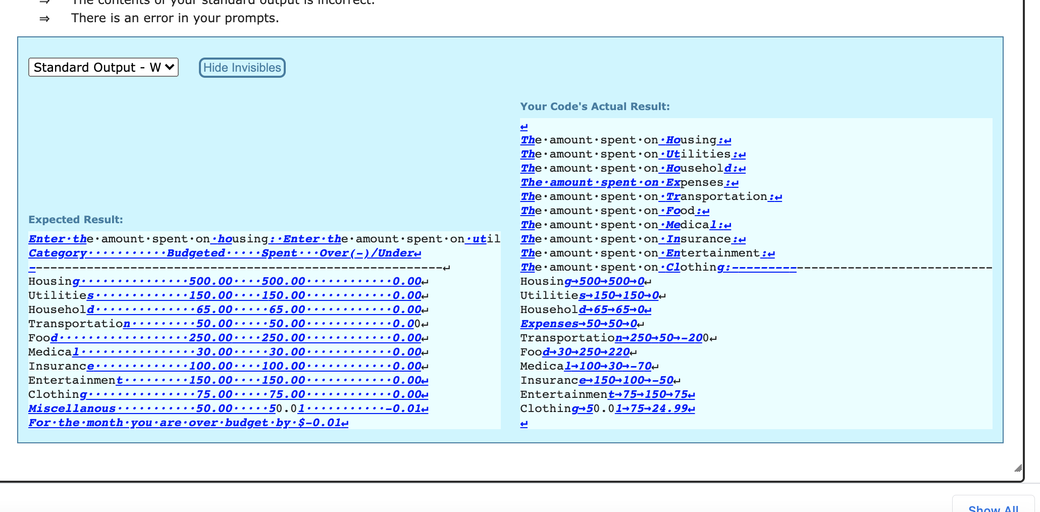 //structure named player struct MonthlyBudget { float amount; } ; int main()