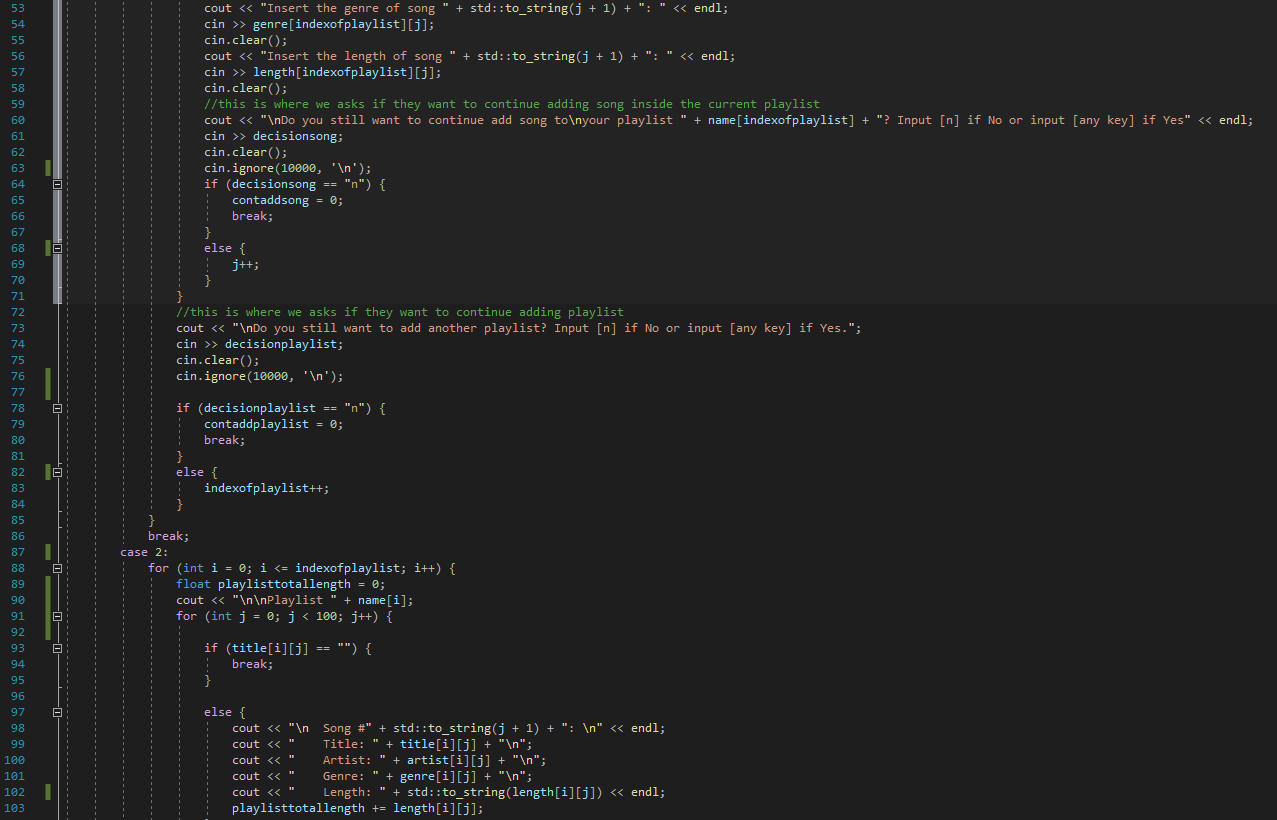 files. The menu(s) should give the user the option to save or