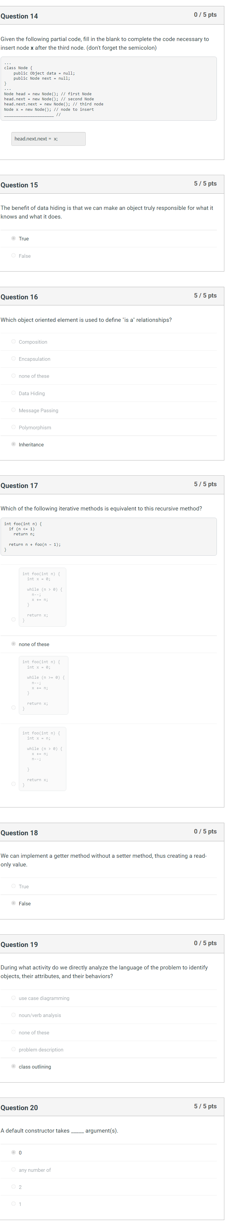 to the following UML Class Diagram when answering this question. + weight