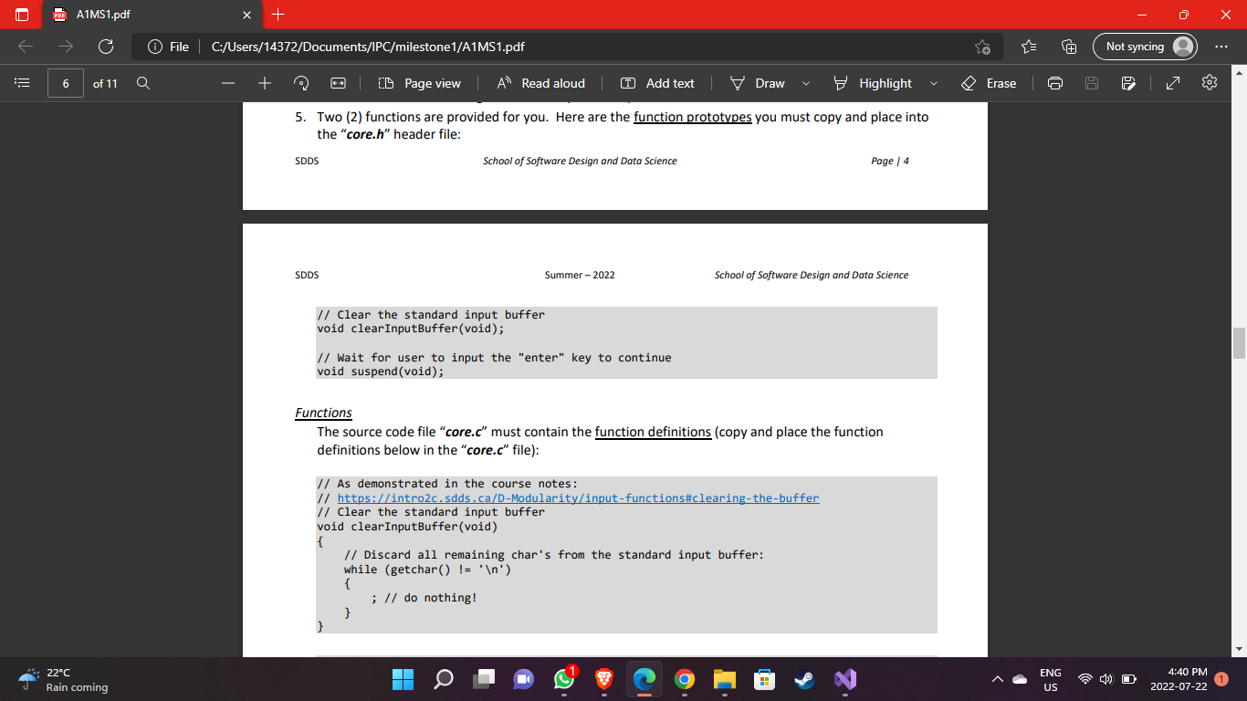 Draw v Highlight V Erase Milestone - 1 Milestone-1 includes a unit