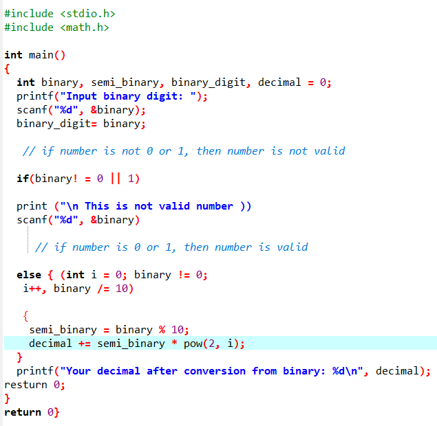 My code does not work, I need to be able to enter