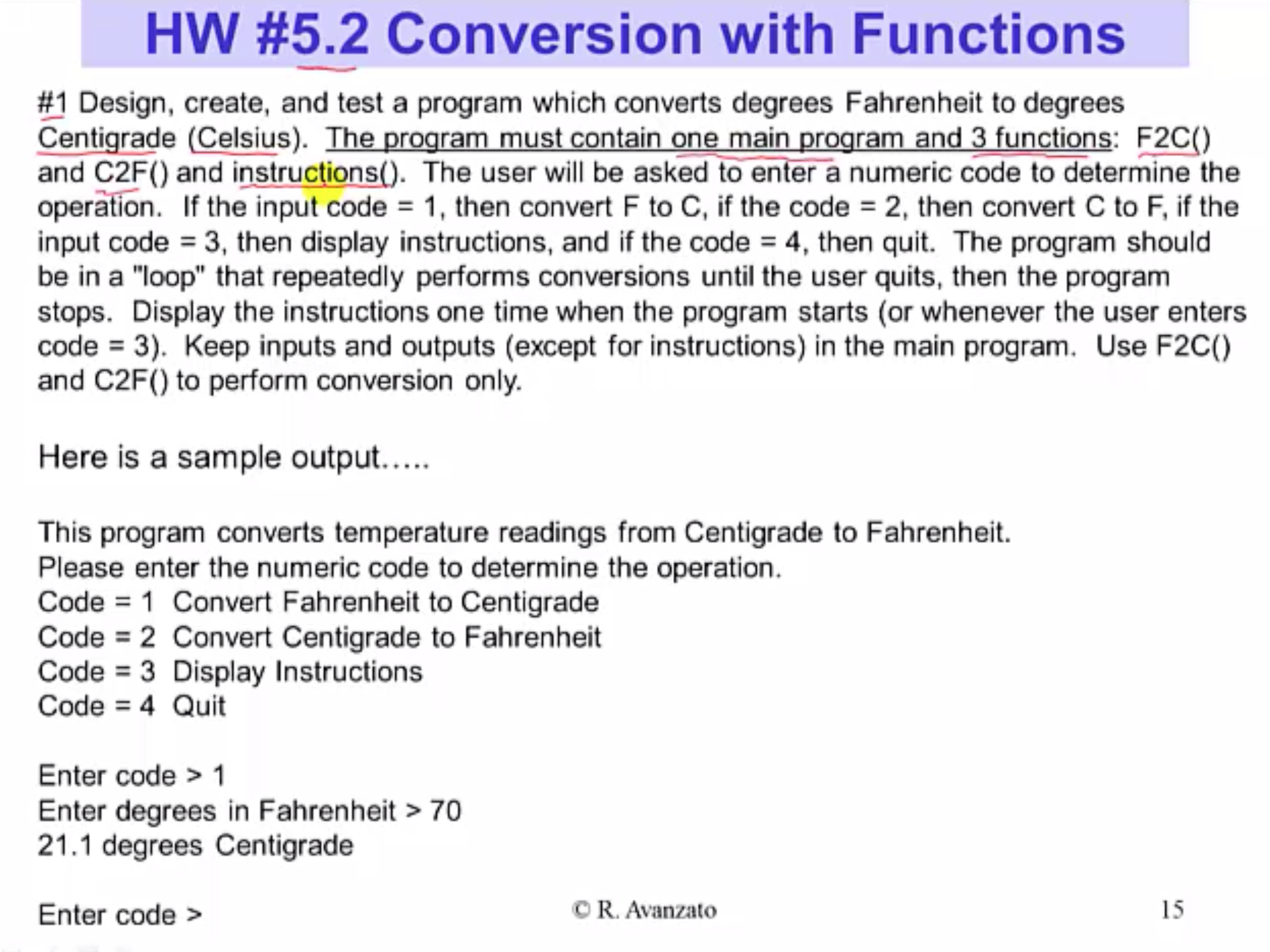  HW #_5_LZ Conversion with Functions if] Design, create, and test a