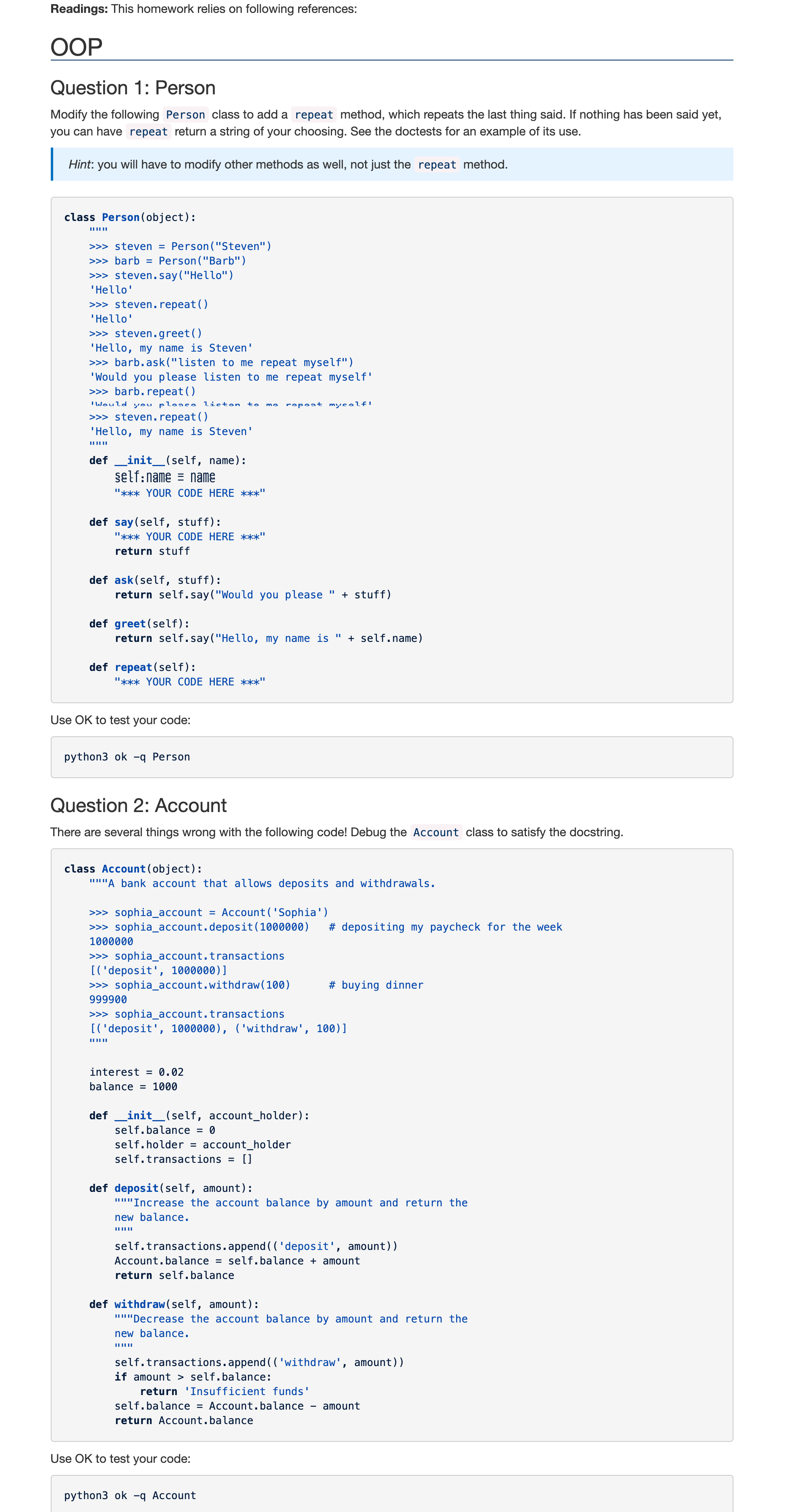 Please solve problems one and two. Cheers Readings: This homework relies on
