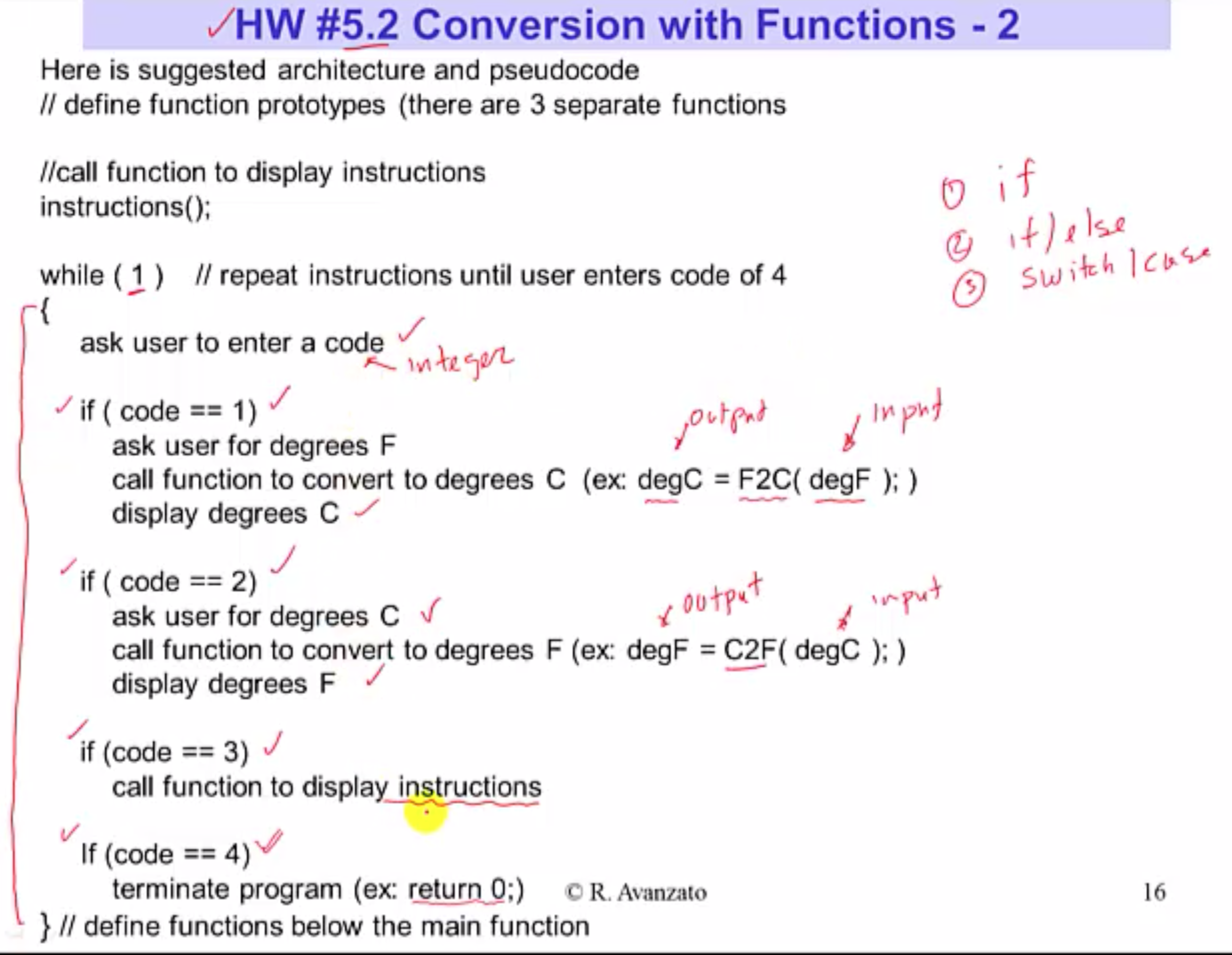 program which converts degrees Fahrenheit to degrees Centigrade (Celsius). Th r m