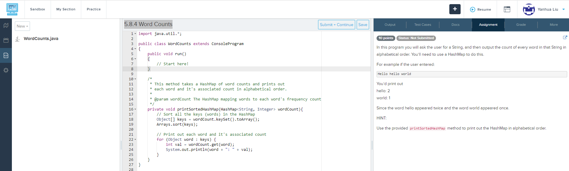 Exercise 5.9.4: Converting Binary to Decimal Sandbox My Section Practice + Resume