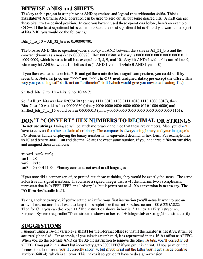 what the program is able to do, but it need to be