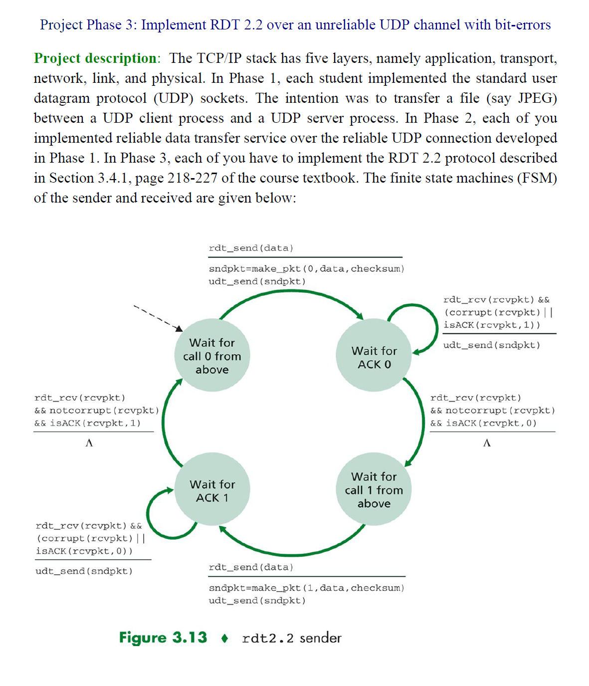  \f\fIn this phase, you will need to implement ALL the following