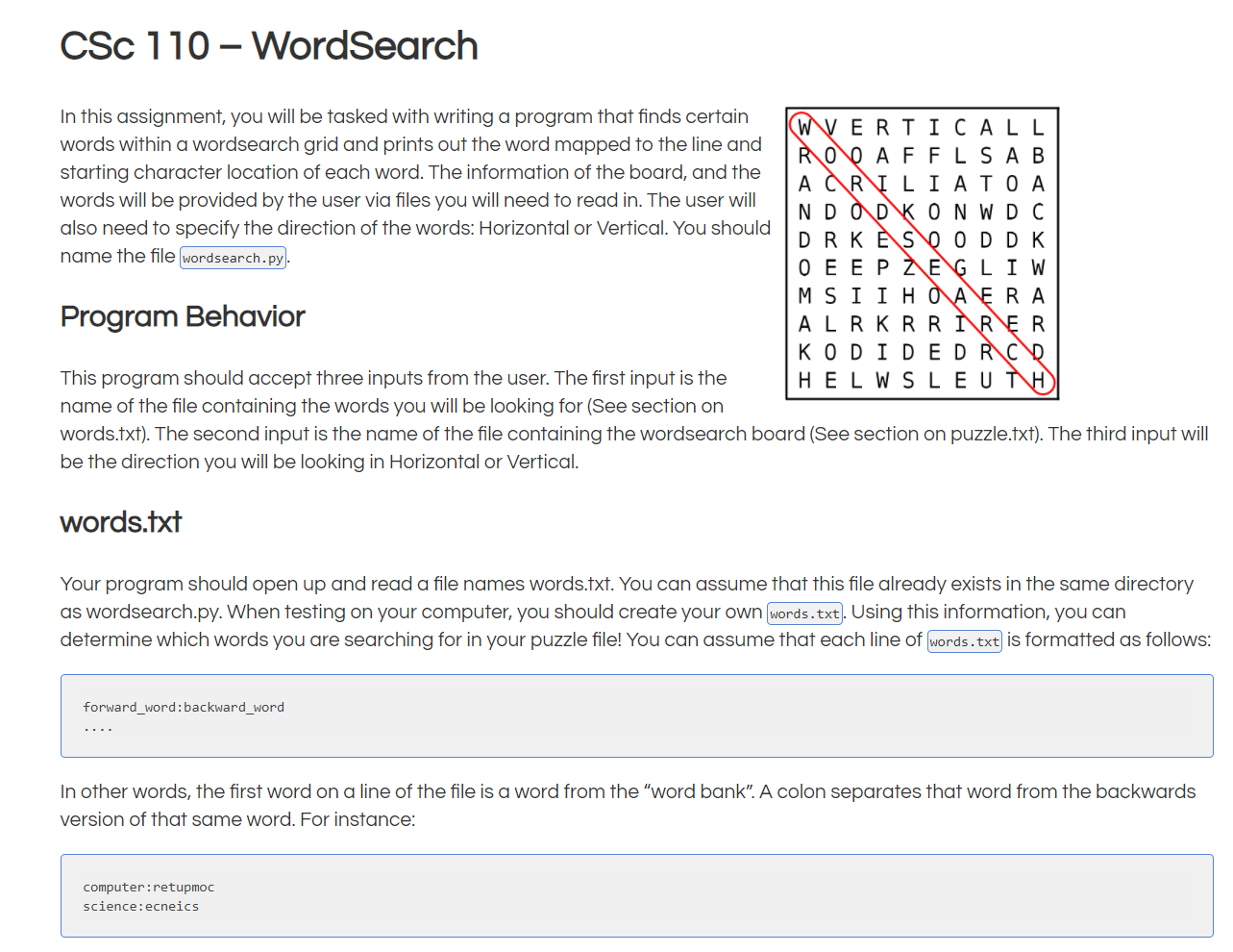 I need help with a python program. All the instructions are going