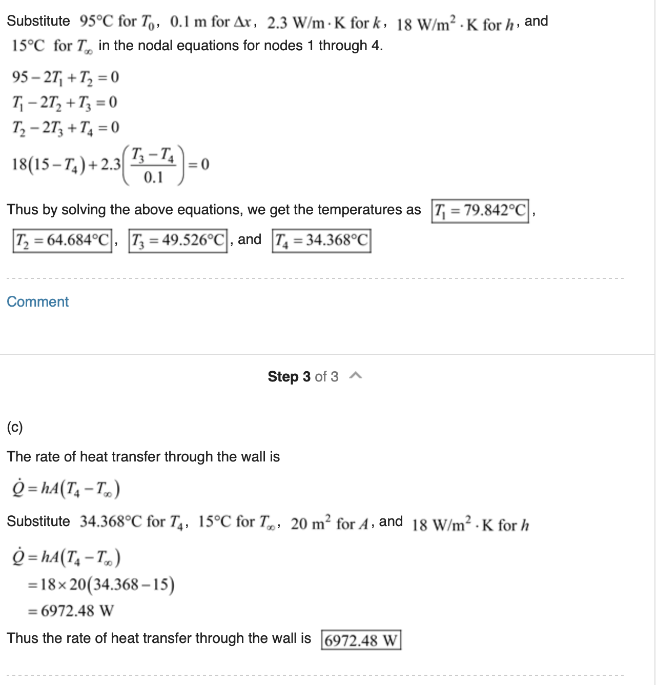 Need BASIC python code here is the formulas Substitute 95 C for