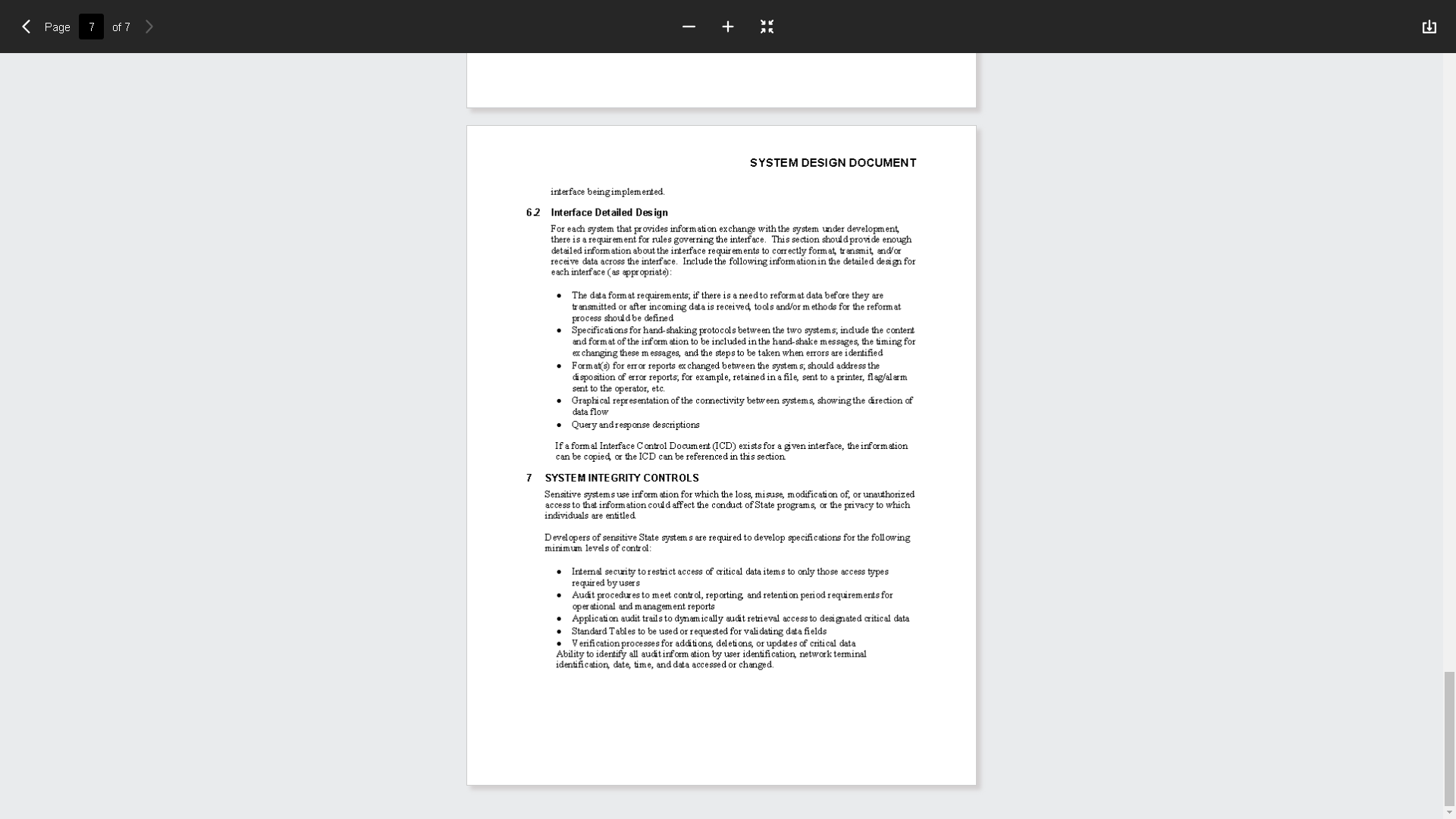 SYSTEM DESIGN DOCUMENT Overview The System Design Document describes the system requirements,