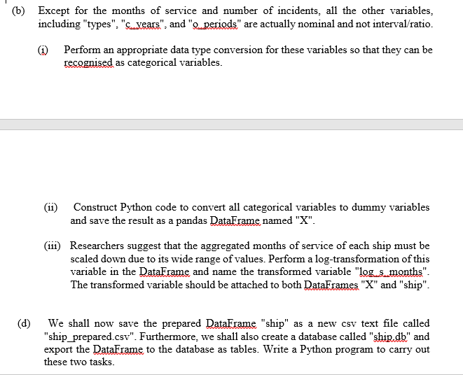 Prepare the ship data stored in "ship_csv" for Jture analytics tasks using