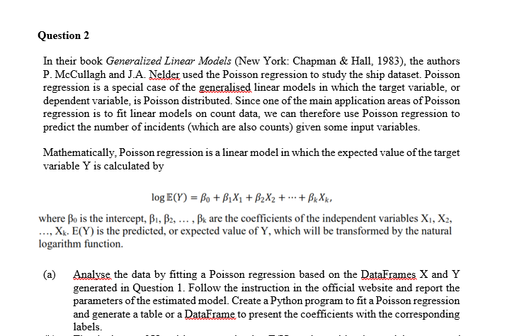 rnctions and methods of NumPy and pandas= respectively. (a) Design your own