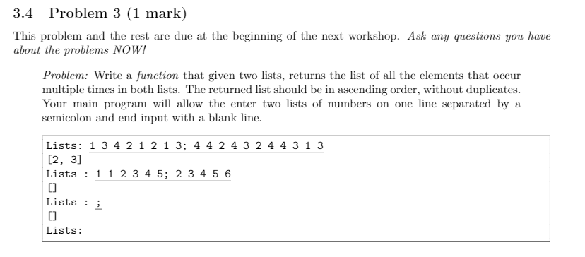 Problem: Write a function that given a list of numbers, returns True