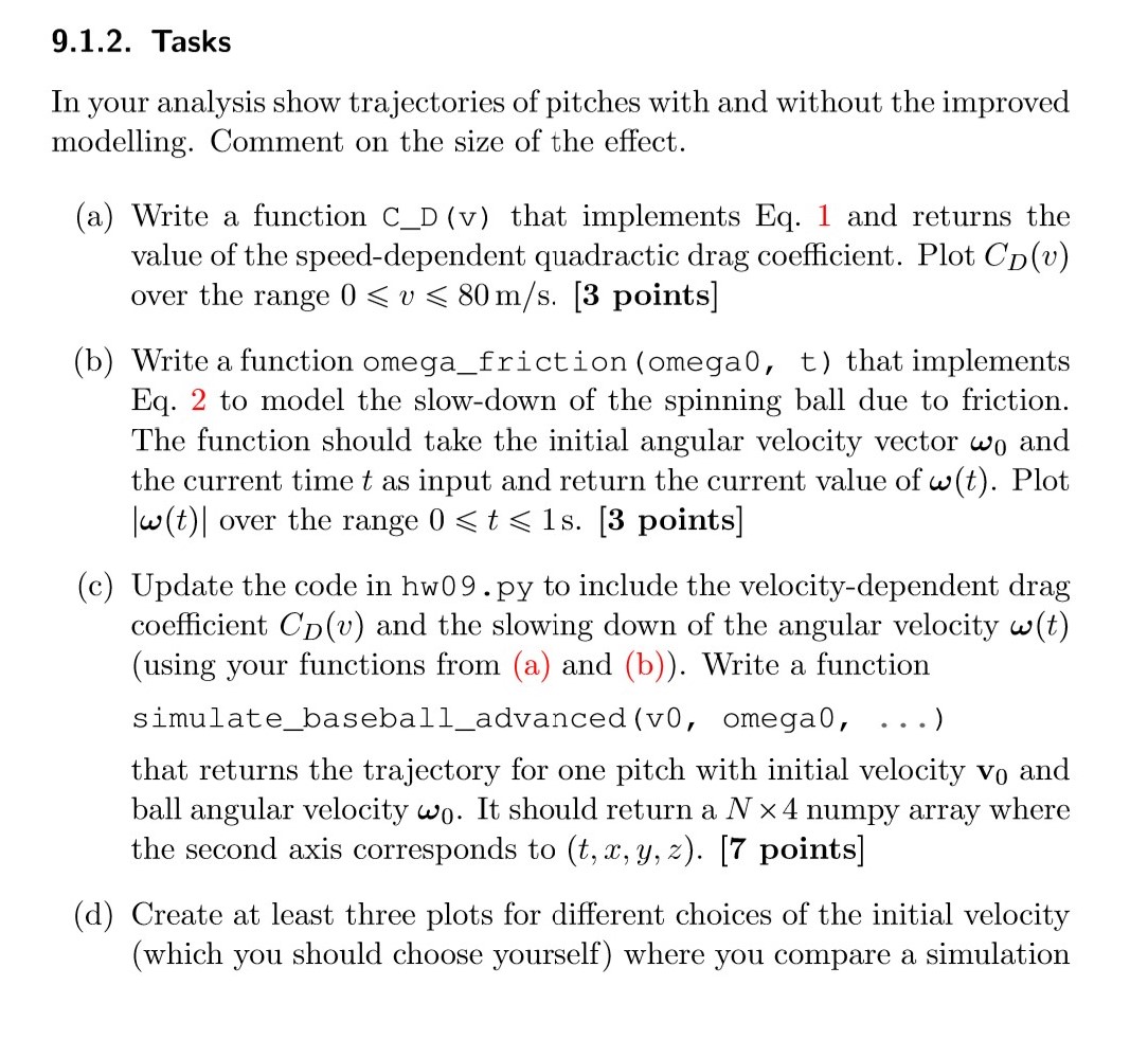 I need help formulating the code for an advance baseball simulation in