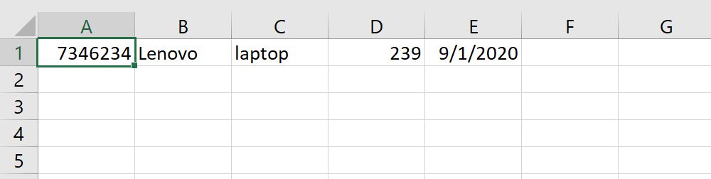 A Python program that manages the inventory of an electronics store. You
