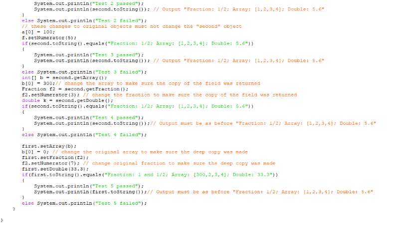: fraction Field of type Fraction ( class from the first problem