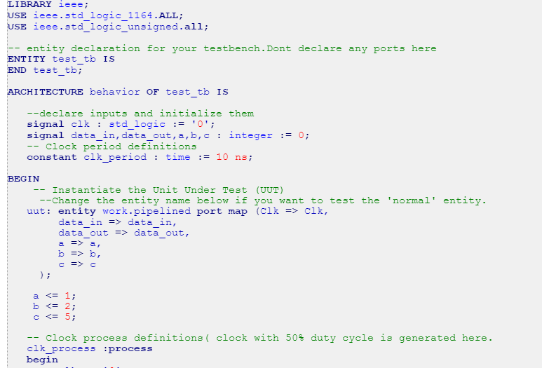 LOGIC ARITH. ALL; entity normal is port (Clk : in atd logic;