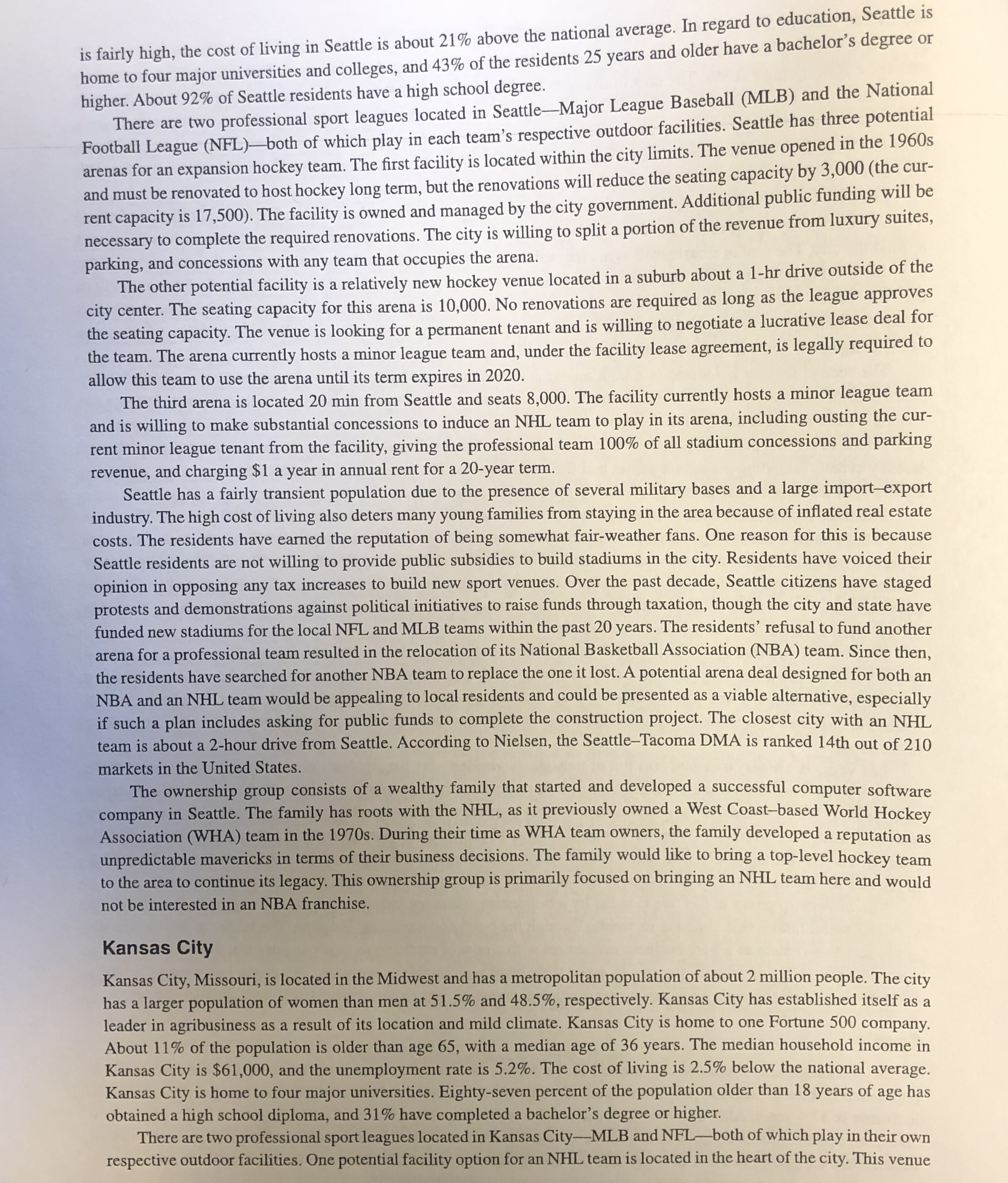 ( 1-2 sentences) 3. What are the relevant/important issues and facts in