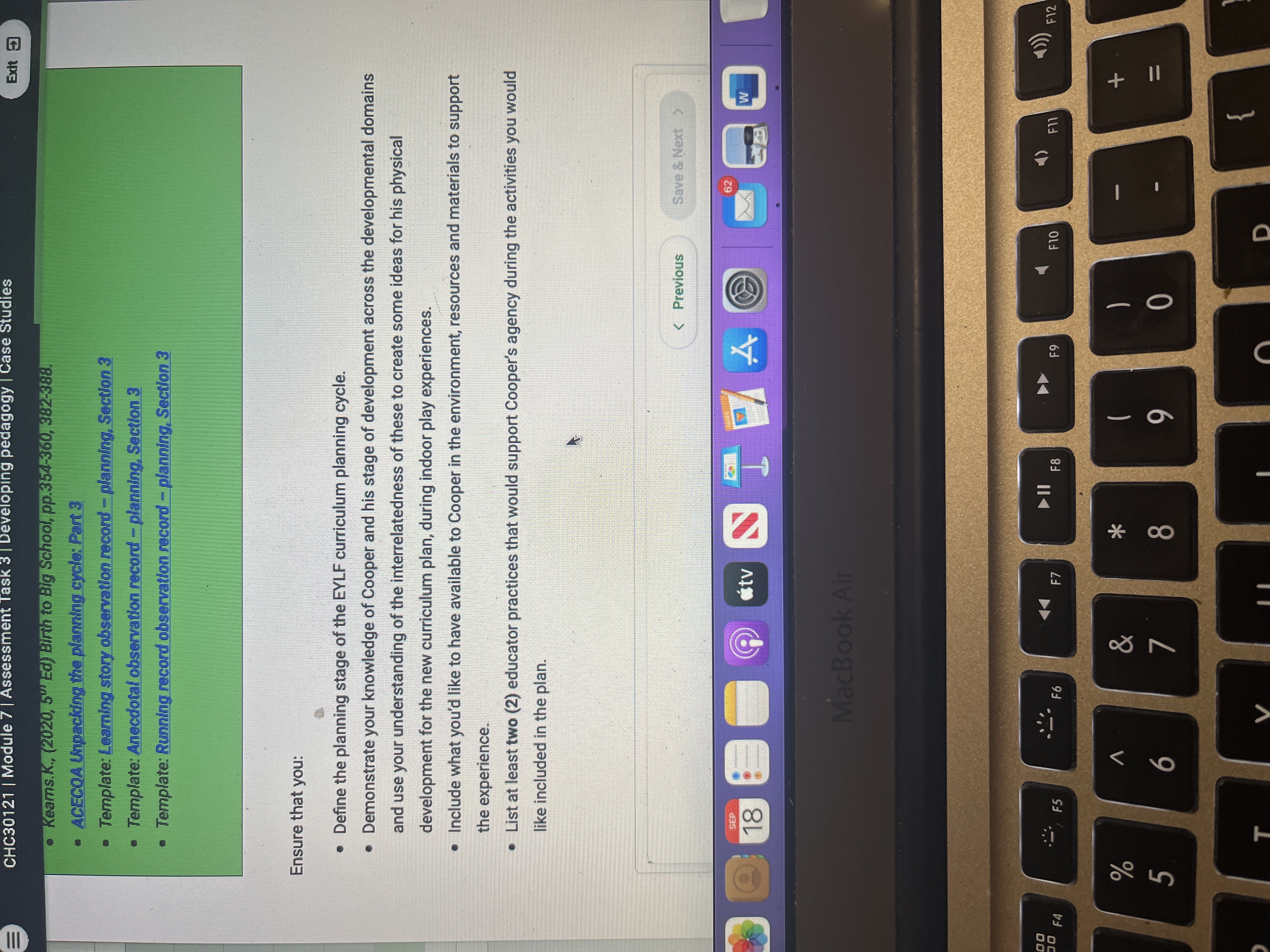 Module 7 | Assessment Task 3 | Developing pedagogy | Case Studies