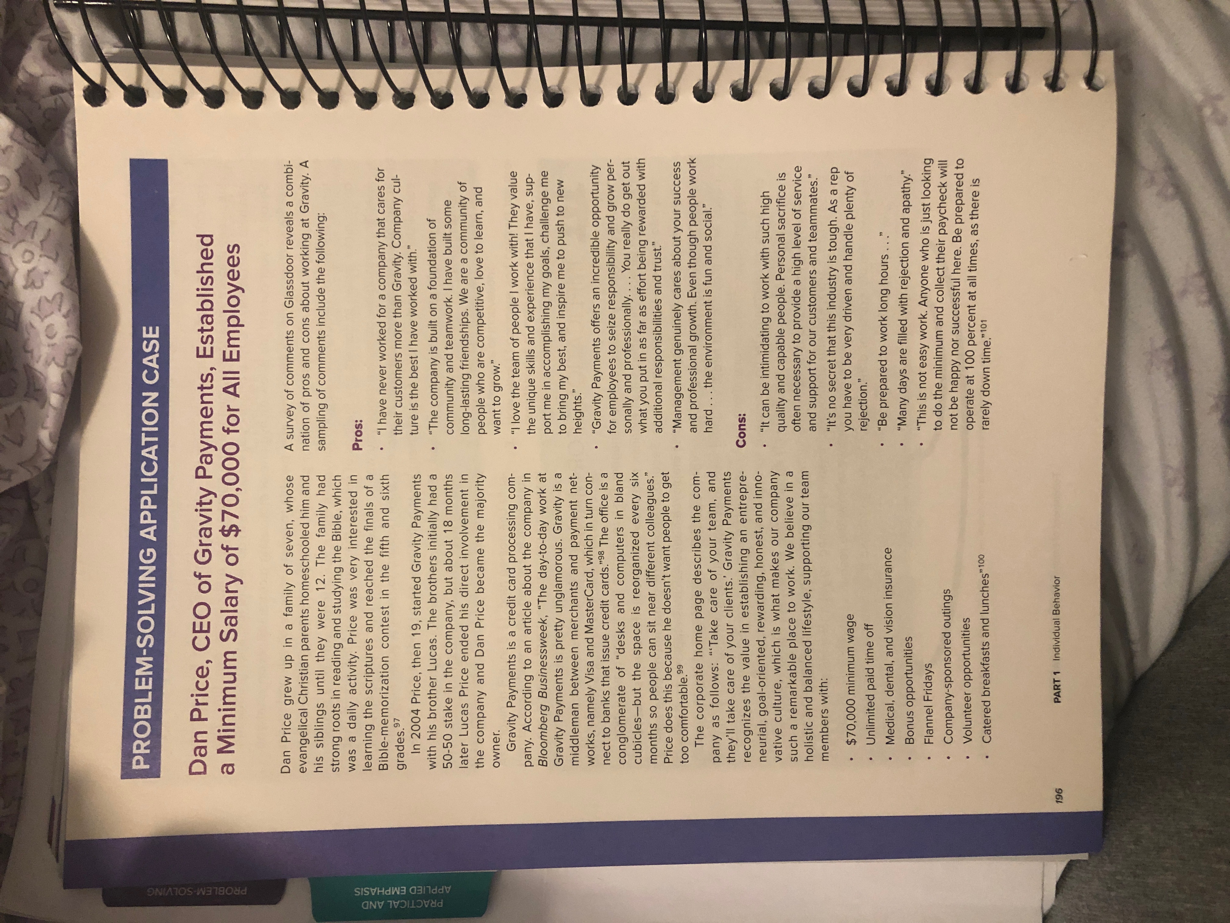 I need help applying the 3 problem solving steps to solve the