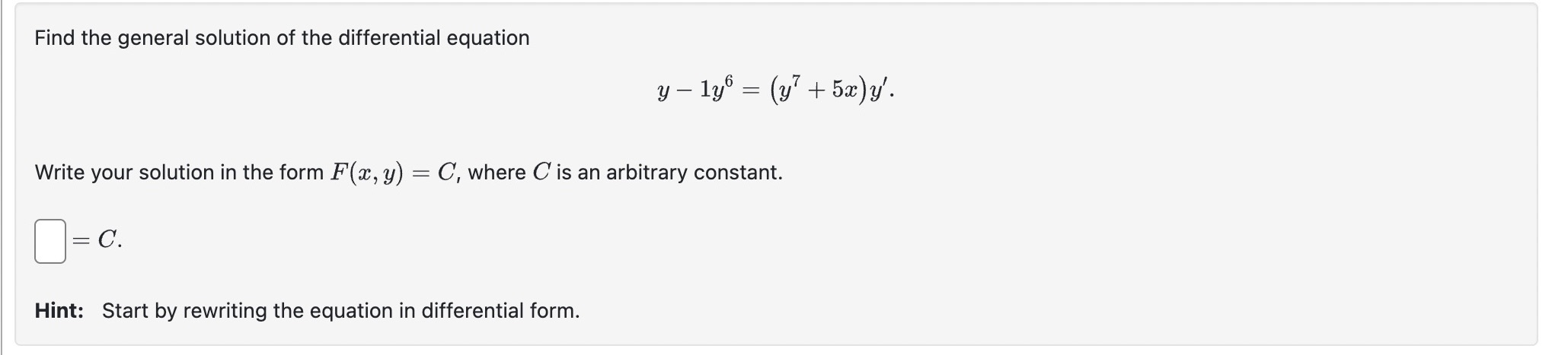 Please help me to solve this question. The answer should be in