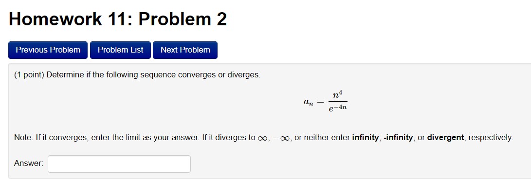 Can you help with this calculus problem Homework 11: Problem 2 Previous