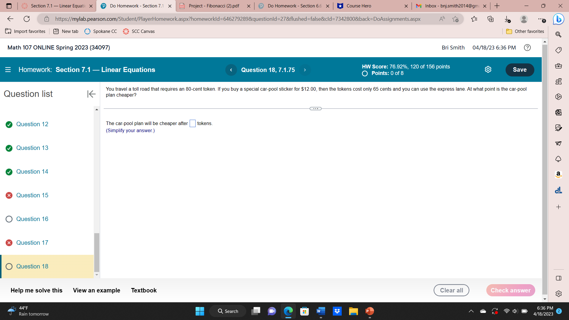 x PD Project - Fibonacci (2).pdf x P Do Homework - Section