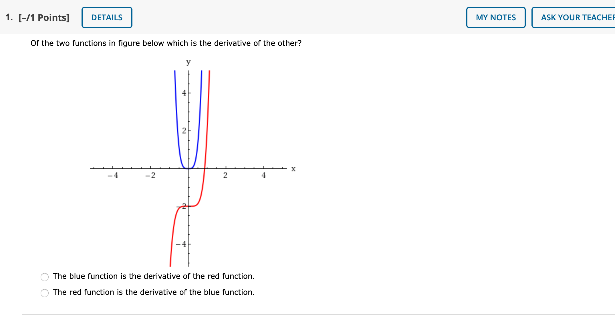  calculus help please 1. [I1 Points] DETAILS MY NOTES | ASK