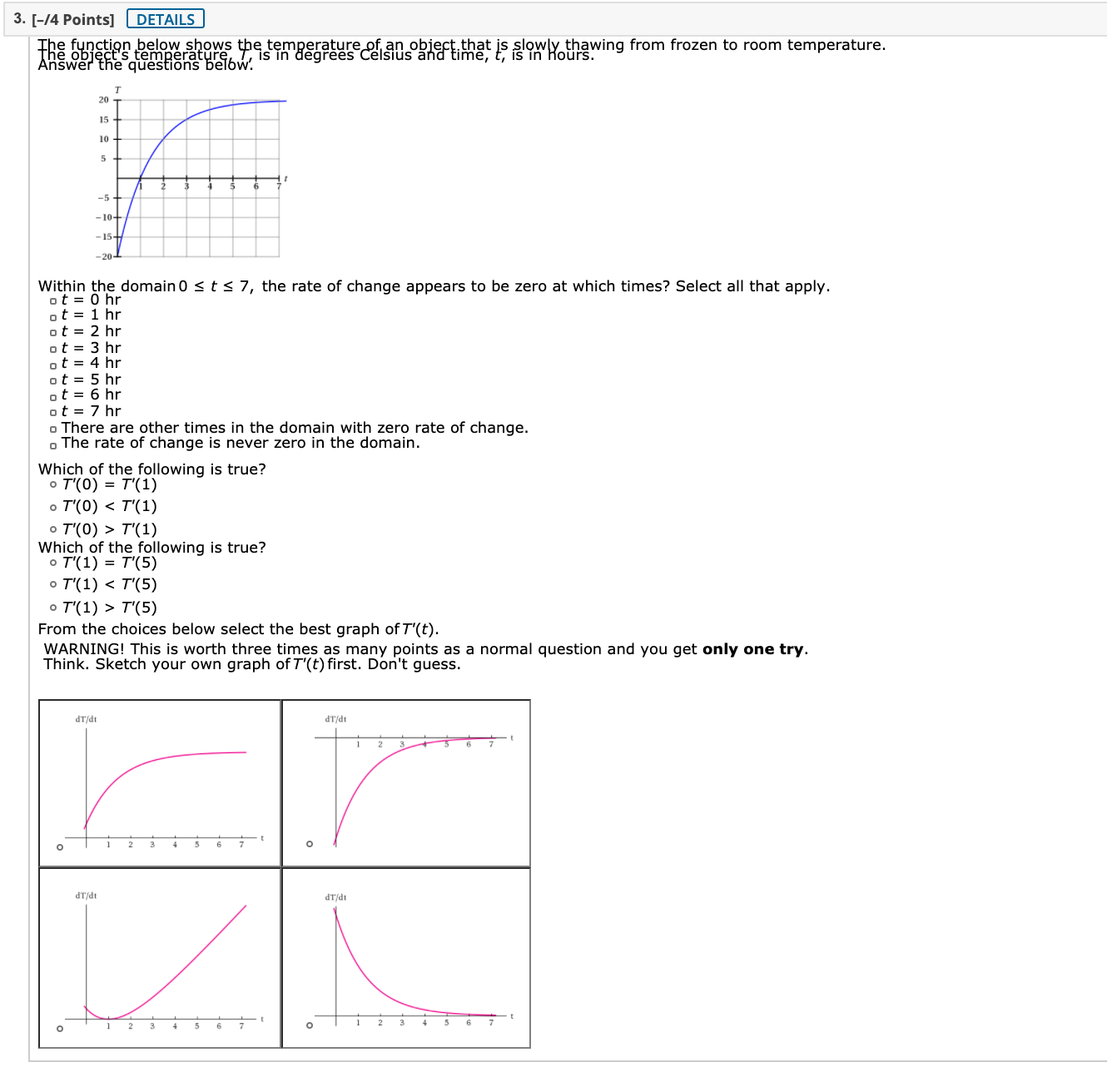 is worth three times as many points as a normal question and