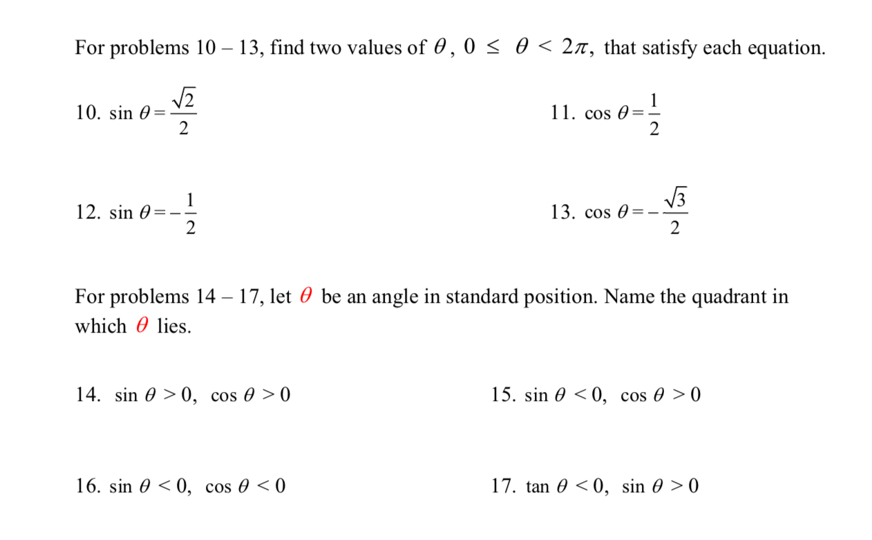 the ordered pair that lie on the unit circle find the sin