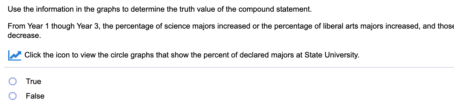 in symbolic form to determine the truth value for the statement. Berlin