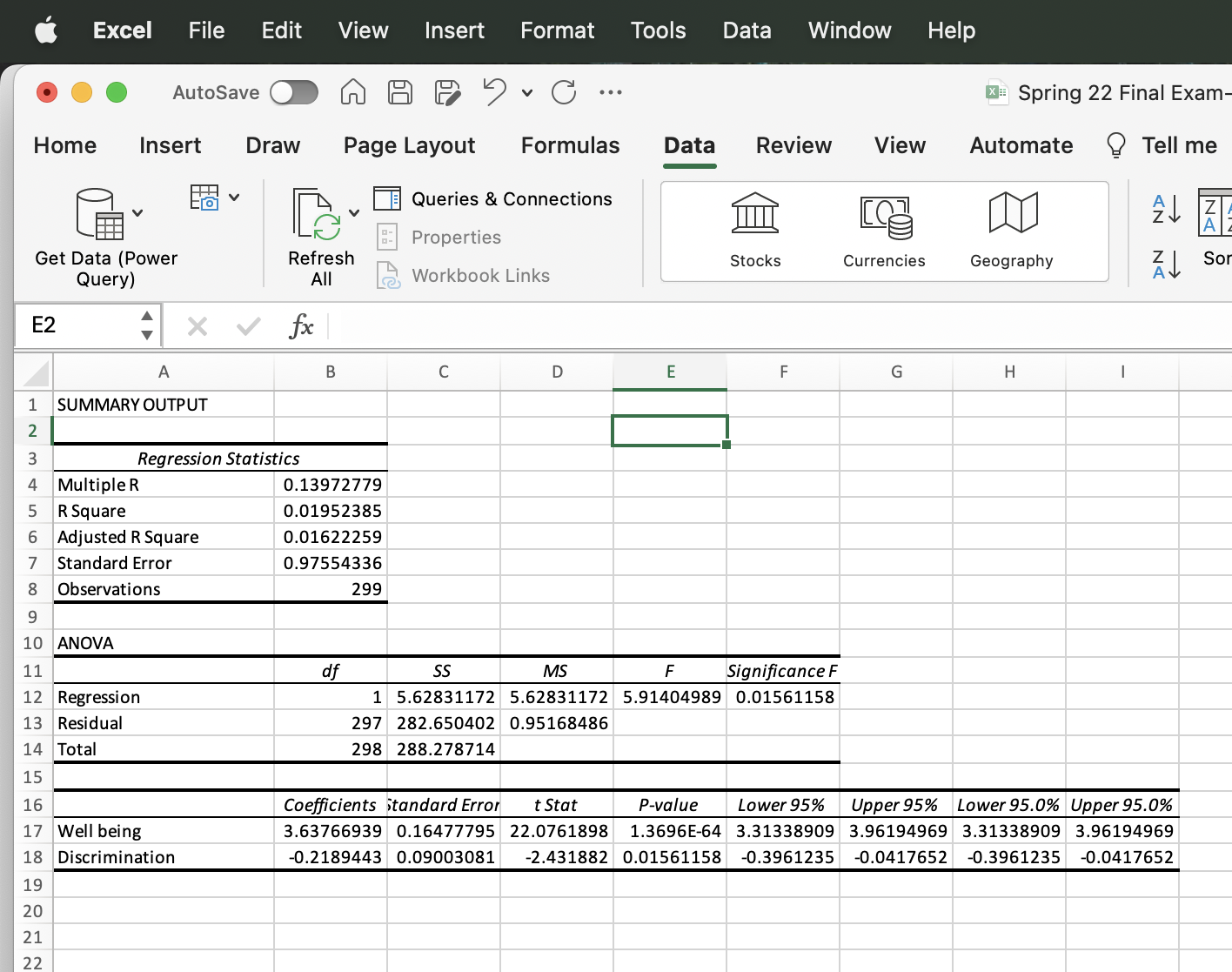  Excel File Edit View Insert Format Tools Data Window Help AutoSave