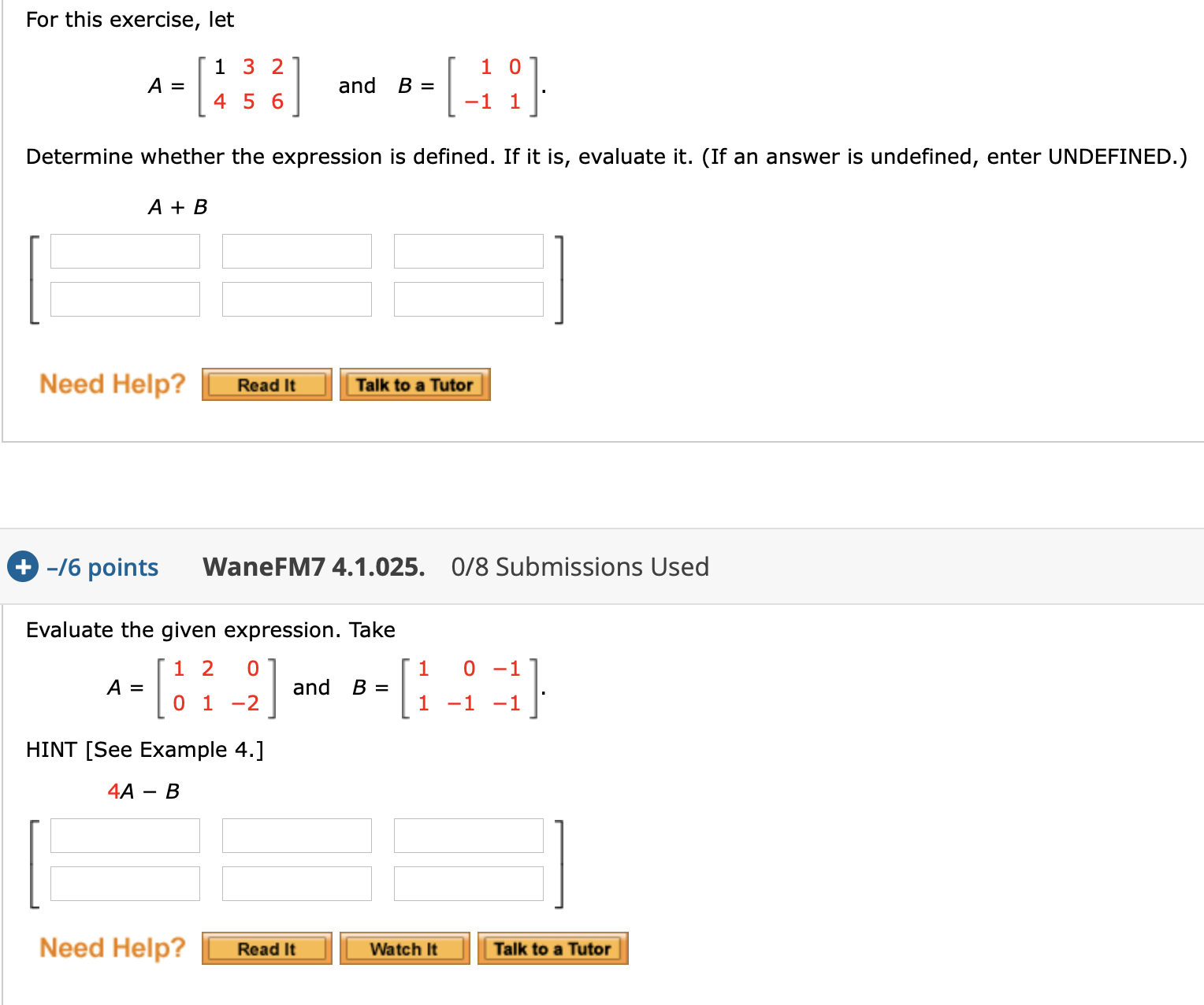 Determine whether the expression is defined. If it is, evaluate it. (If