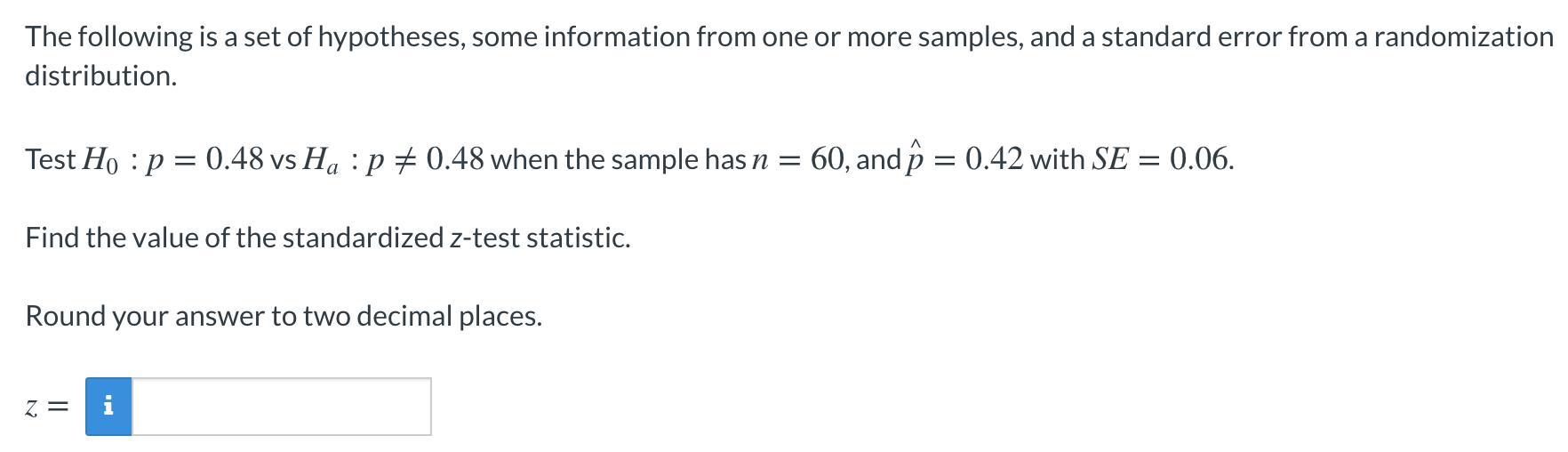 distribution. Round your answer to three decimal places. Area = n Find