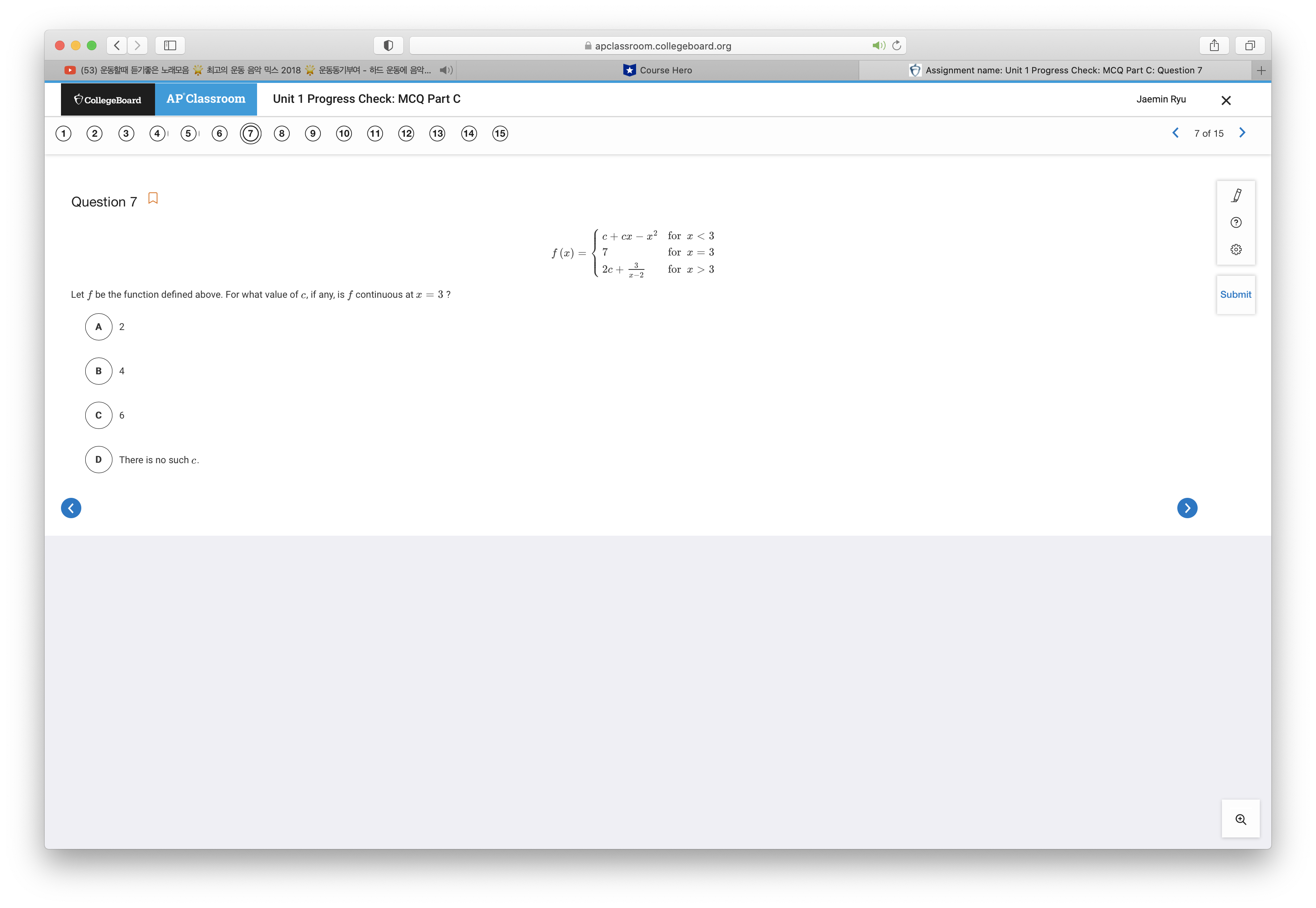 12:2 -31-(2+0.5) Let f be the function given by f (ze) =