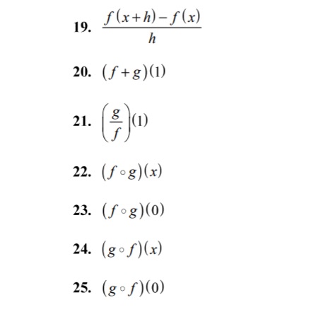 Given f(x) = 2x2 + 7x+6 and g (x) = 3x-2, find