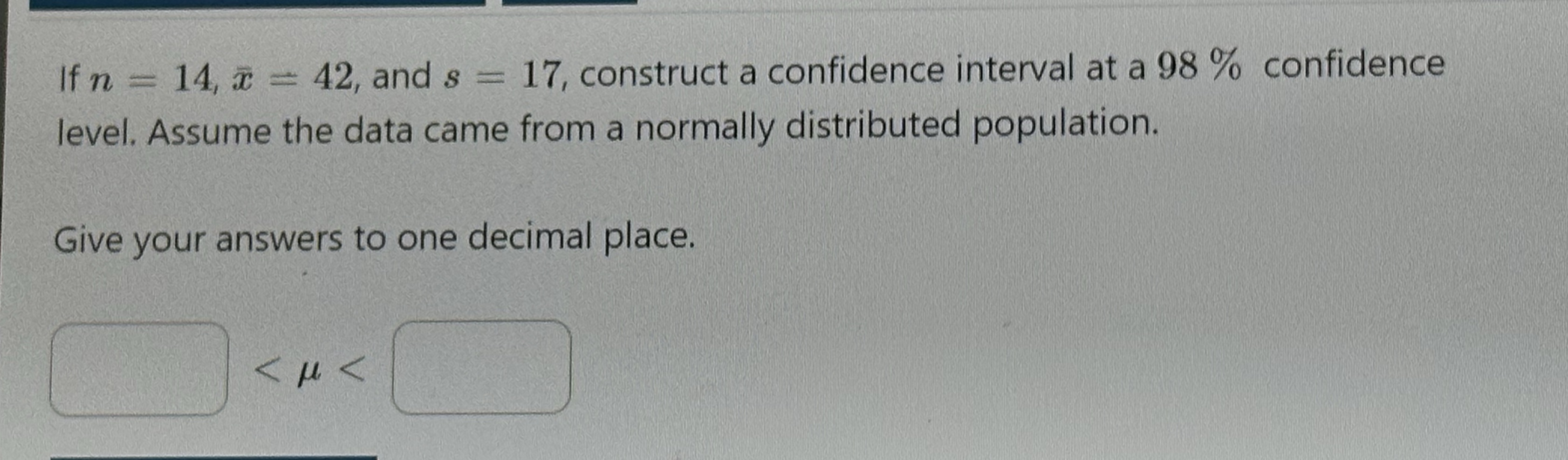 Need help with this question 4 If n = 14, x =