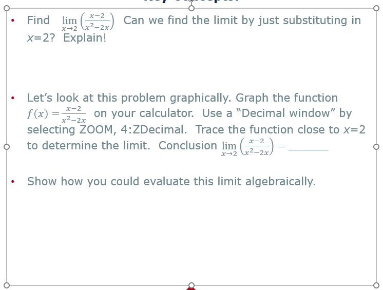  2 Find lim ( o x2 2 [ Can we find