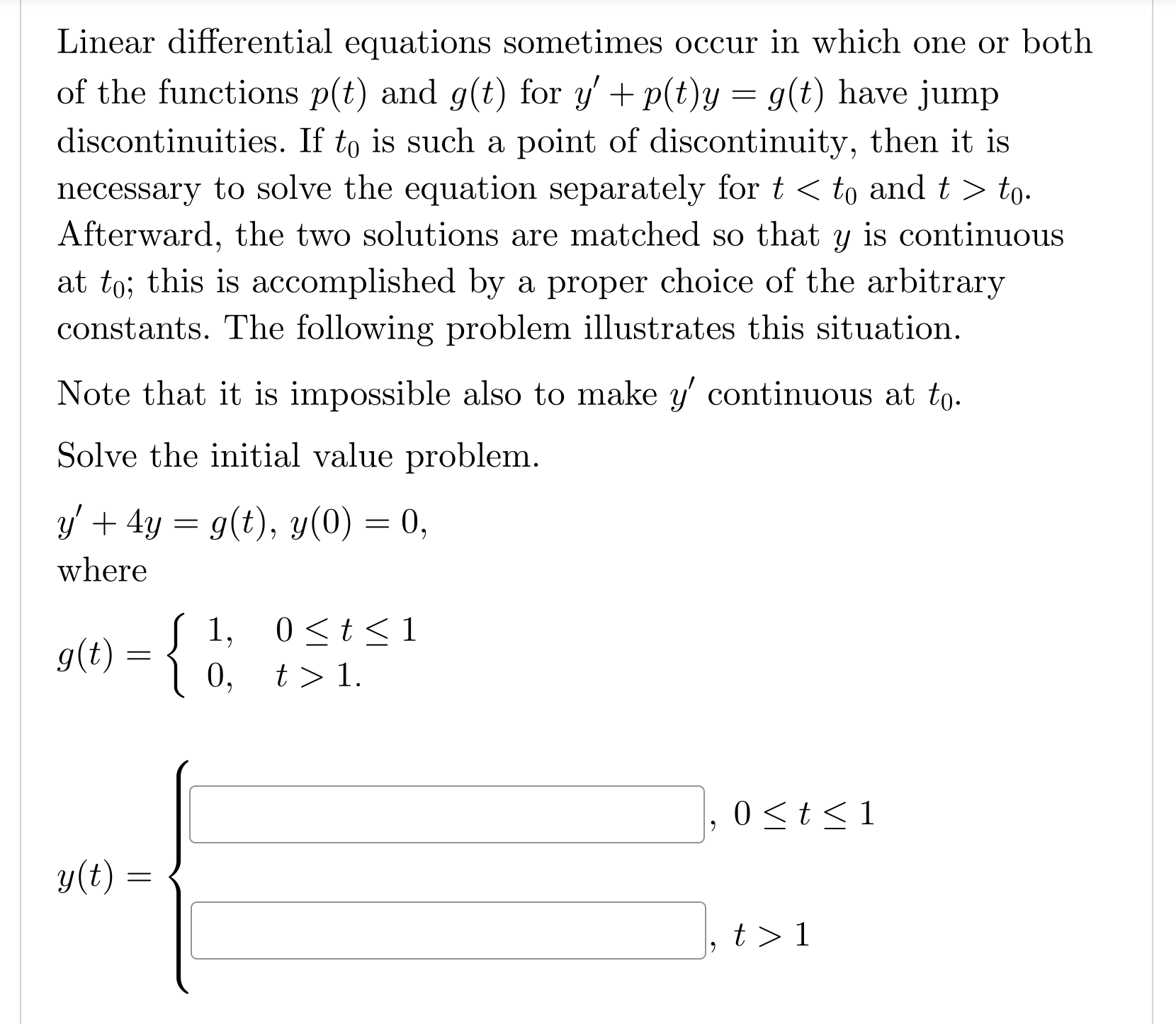 + Qty 2 87:2, y(8) = 1 to. Afterward, the two solutions