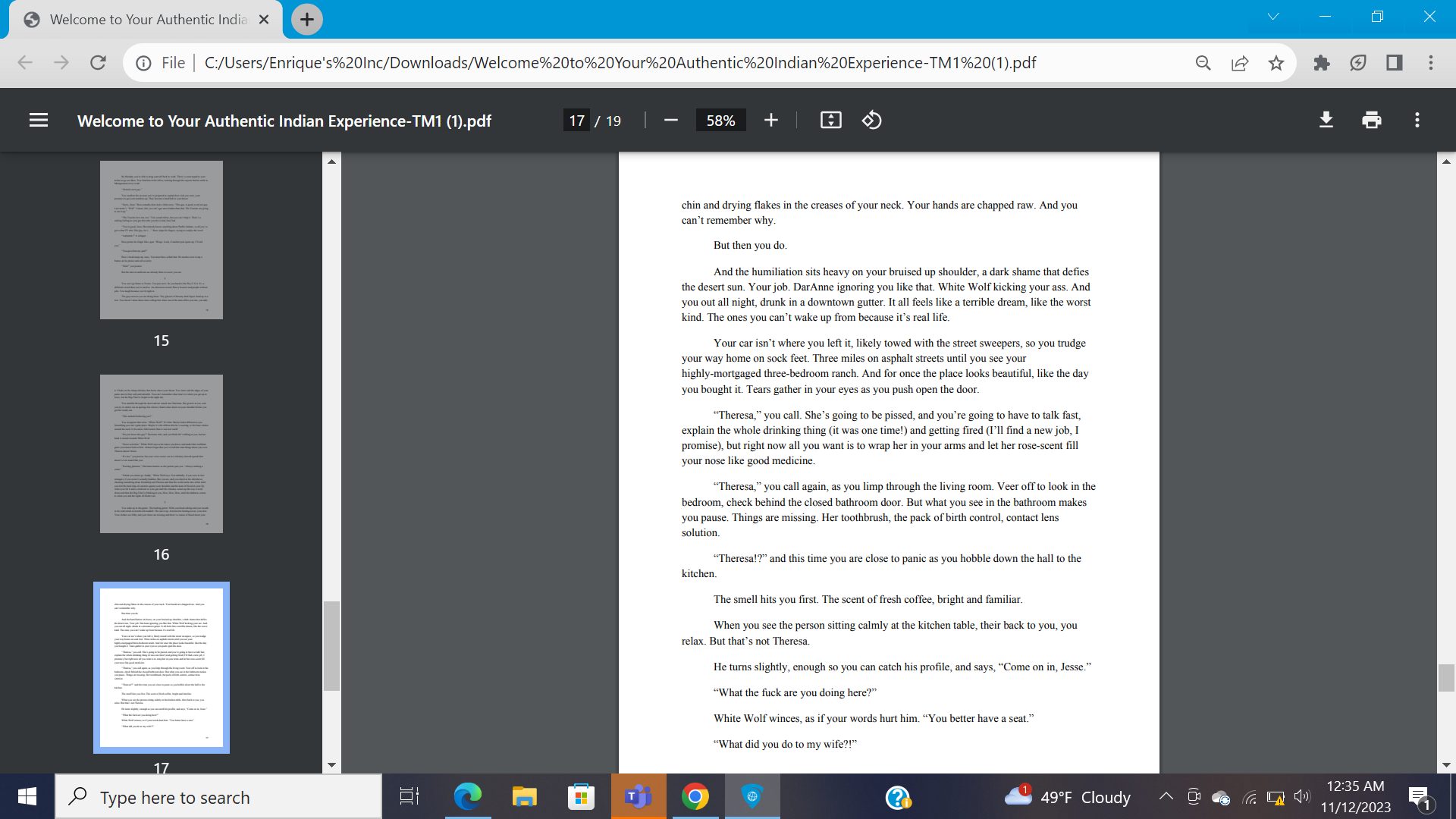 Strong Thesis Statement page for guidance, craft a working thesis for your