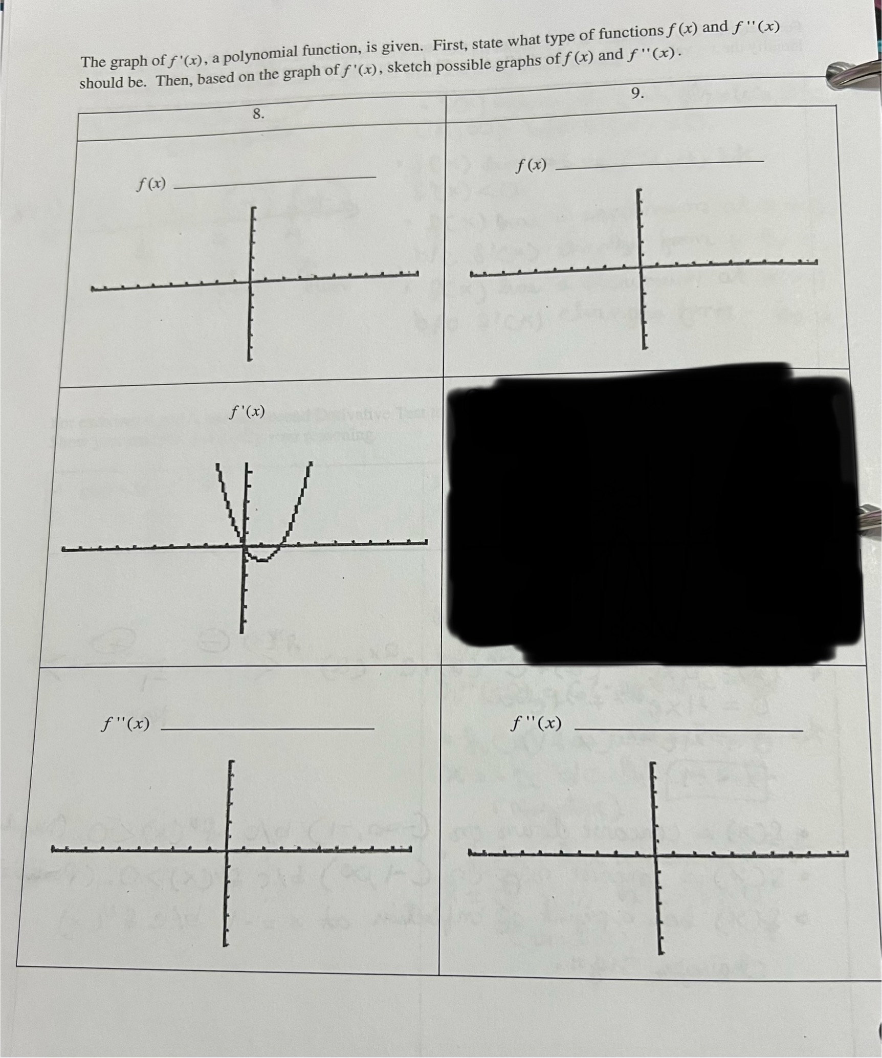 4. 8 (x) =3x-x5+5 Daily Lessons and Assessments for AP* Calculus AB,
