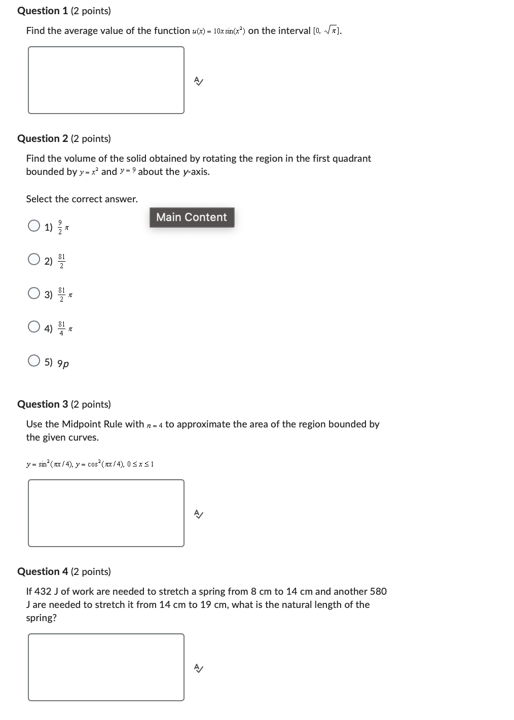 q 1 to 4 please type it out the answer or if