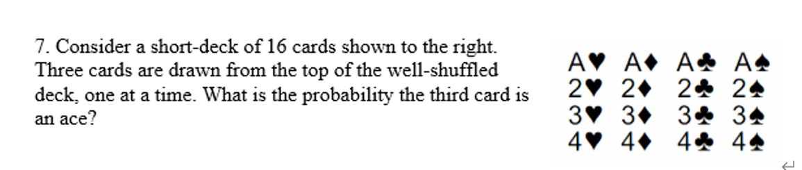  Please help solve this card problem with rigorous but cleared solution