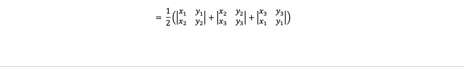 has no holes. In Video 7 we developed the shoelace formula (or