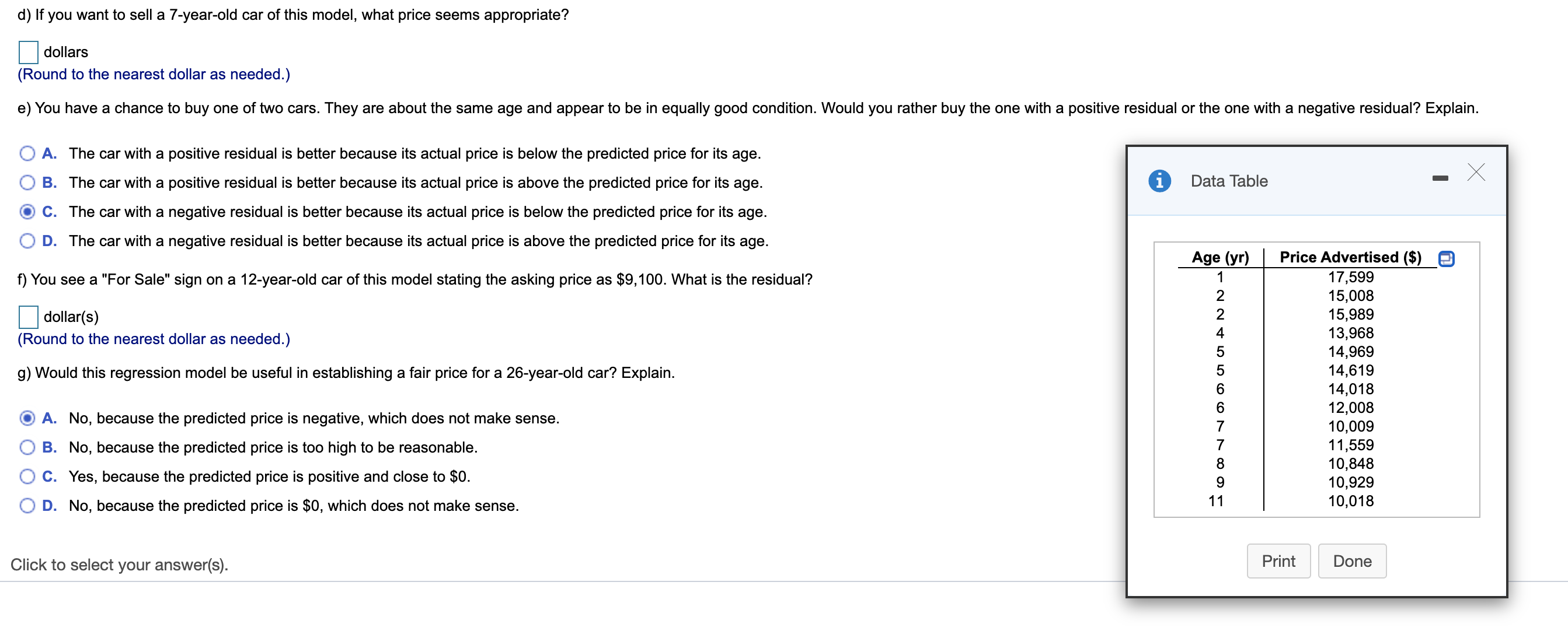 Complete parts a and b. Fat (9) 19 30 34 35 39