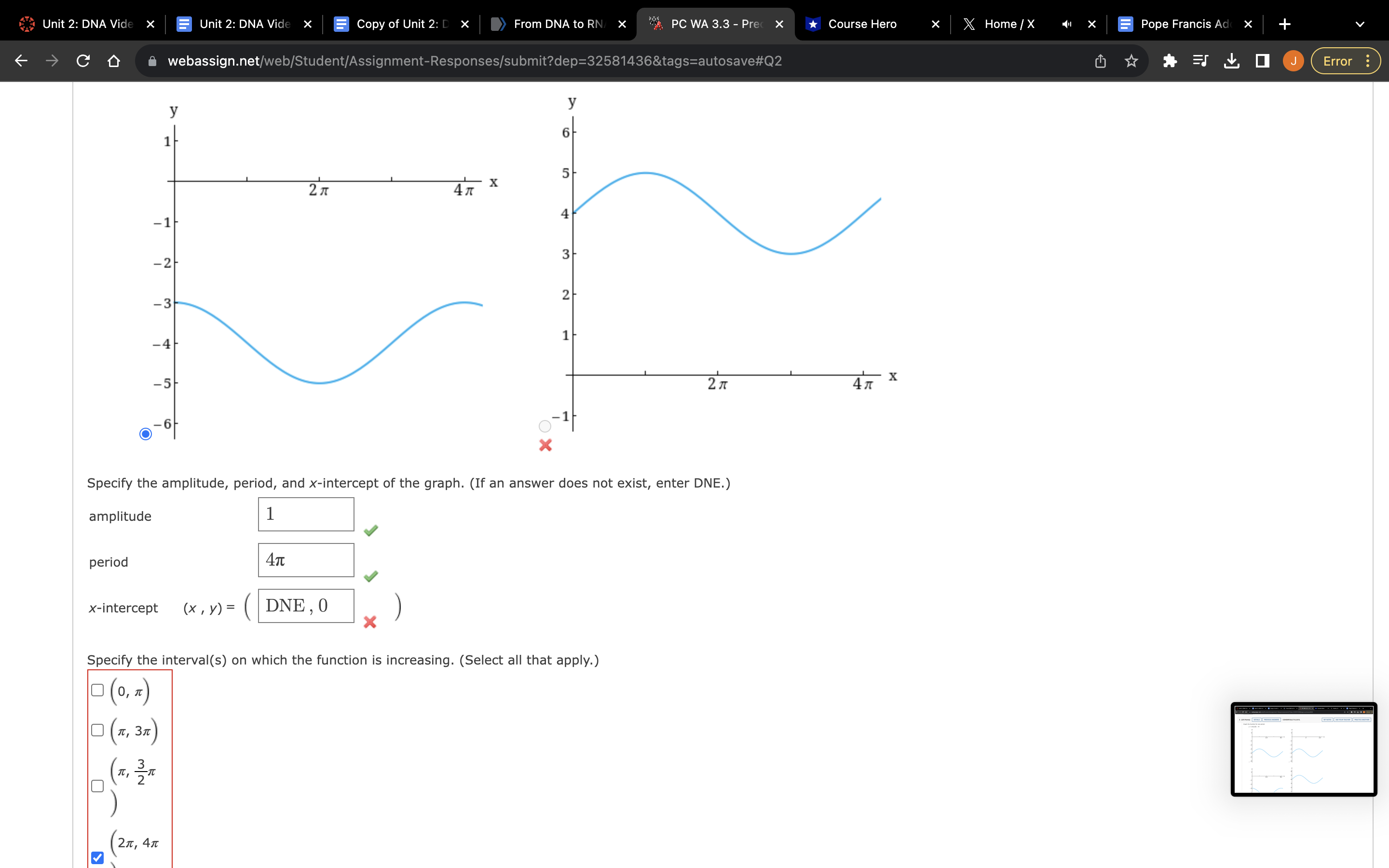 Vide X Copy of Unit 2: D X From DNA to RN,